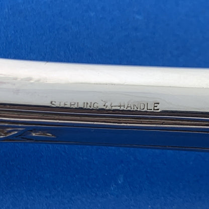 Wallace Rose Point 925 Sterling Silver 8-3/4" Individual Steak Knife No Monogram