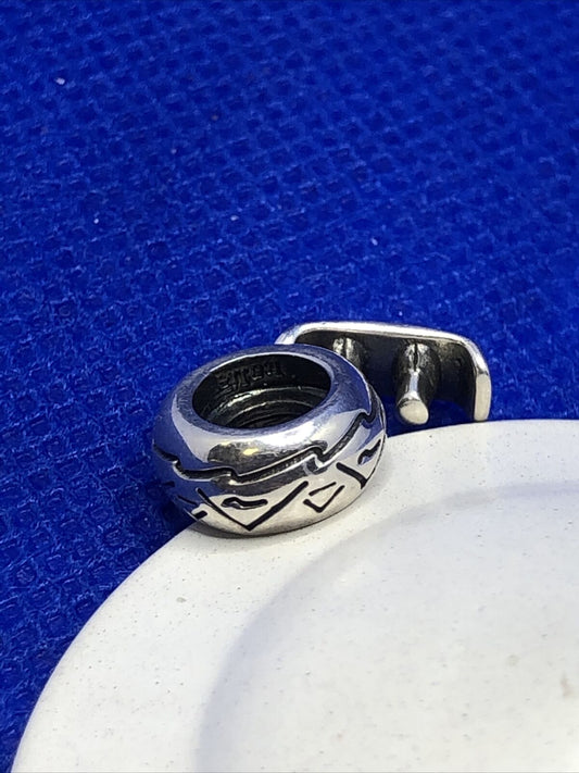 Authentic KALIA 925 Sterling Silver Storyteller Dangle Slide Bracelet Charm