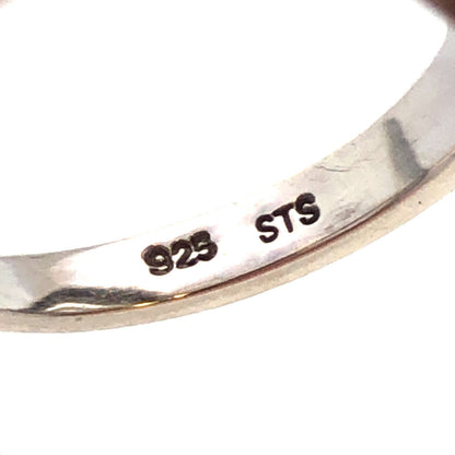 Designer STS 925 Sterling Silver Round Cubic Zirconia CZ Infinity Size 8 Ring