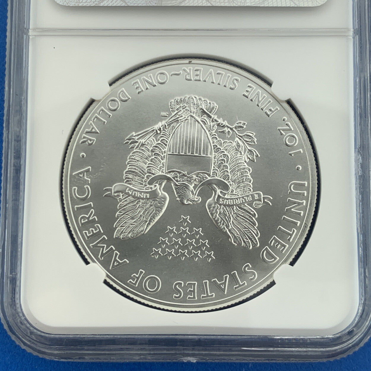 2015 American Silver Eagle 999 Fine 1 Oz Silver NGC MS69 First Release Eagle Lab