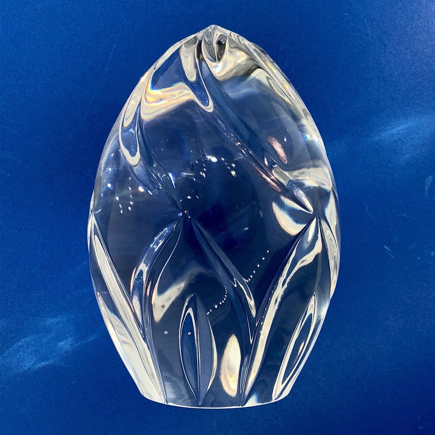 Sullivans Handcrafted Poland 24% PbO Crystal Annual Egg Figurine Paperweight