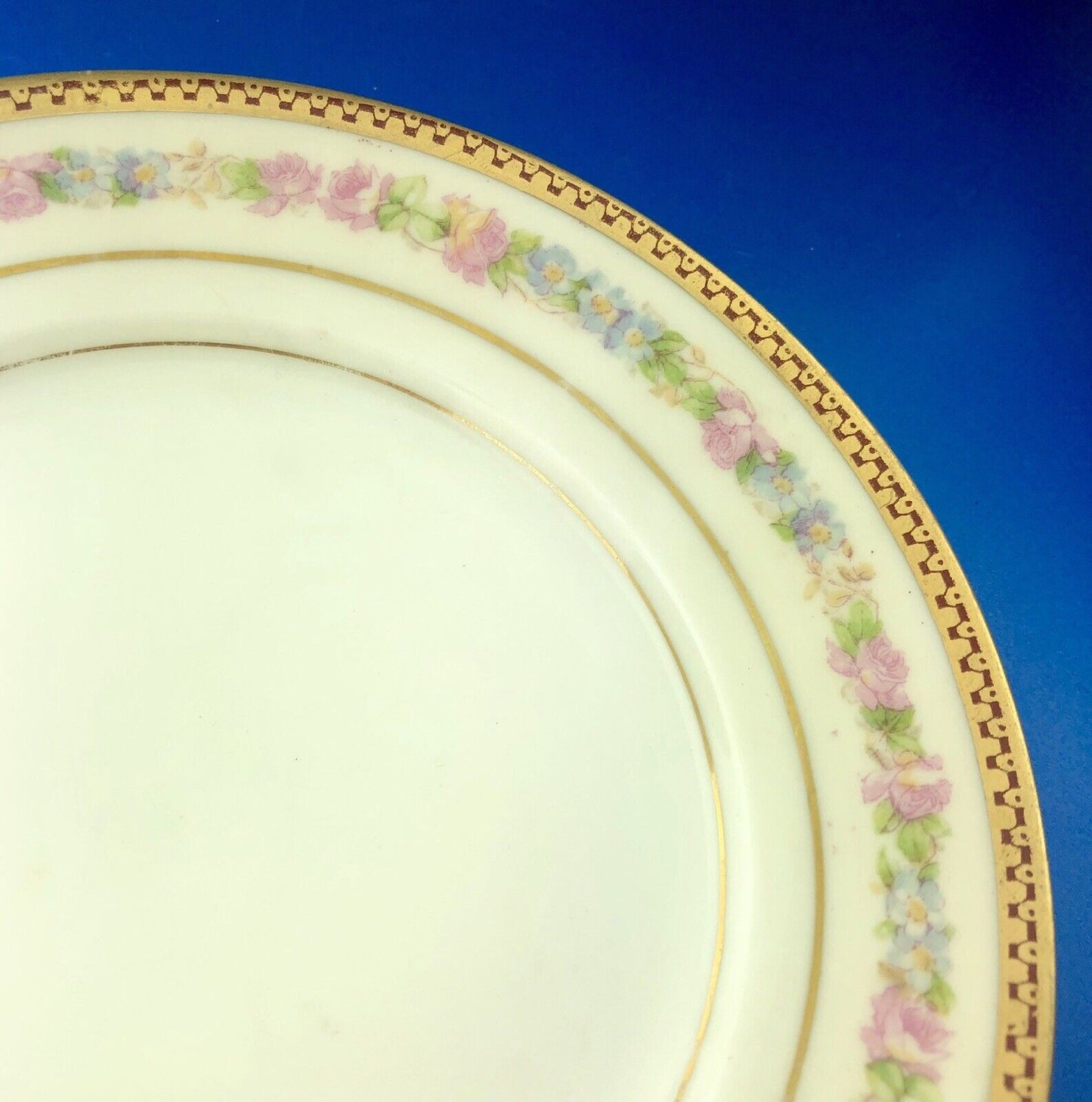 Vtg MZ Austria Carlsbad China Kaiserin Maria Theresia Lot 5 Butter Pat Plates