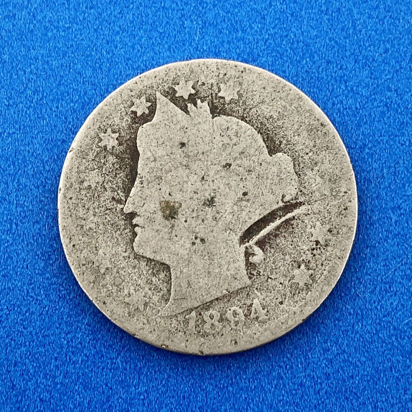 1894 P Liberty Head Nickel Five Cents 5c Better Key Rare Philadelphia Mint Coin