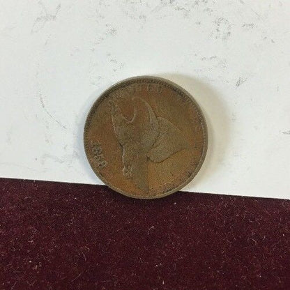 1858 1C Flying Eagle Cent Large Letters US Coinage
