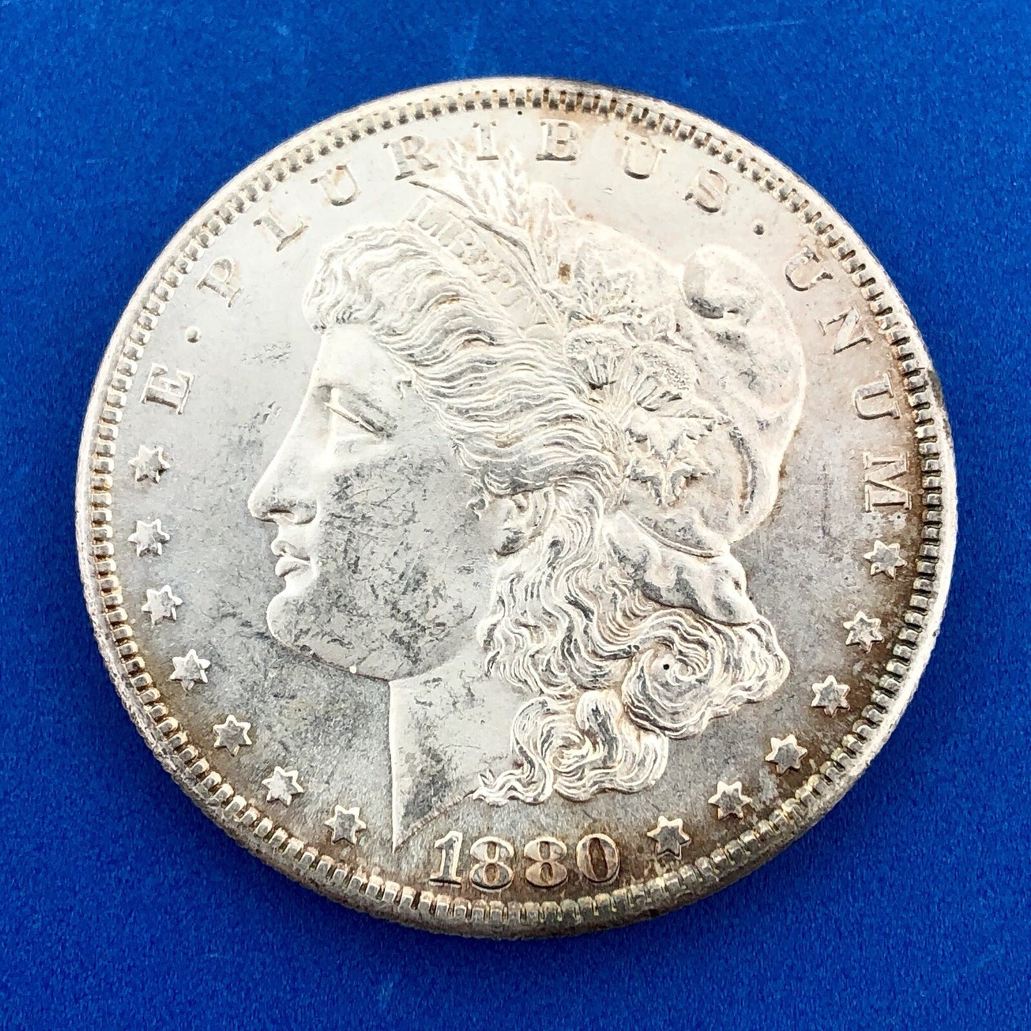 1880 S Morgan Silver Dollar San Francisco Beauty Brilliant Uncirculated Coin