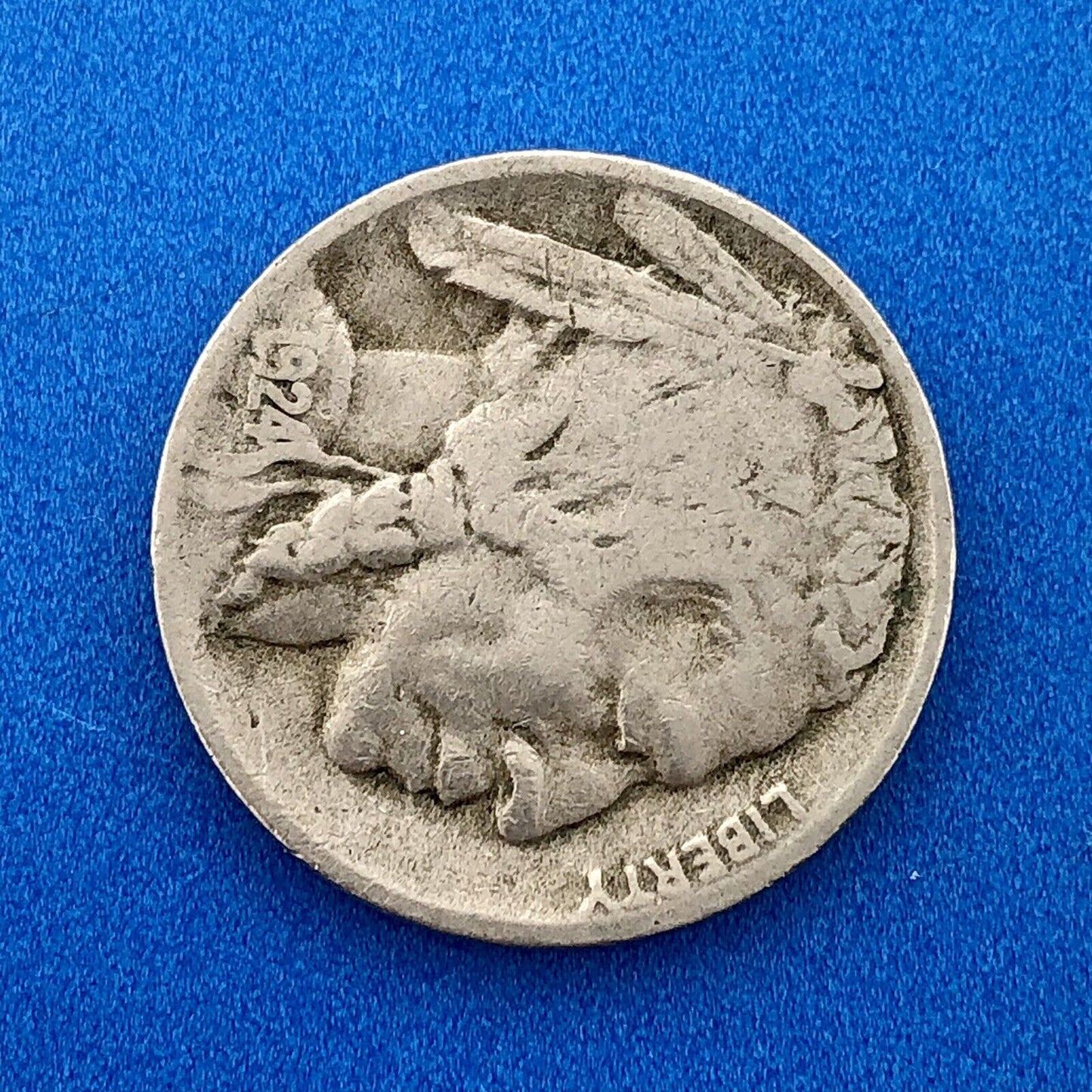 1924 D Indian Head Buffalo Nickel Better Key Scarce Denver Mint Coin