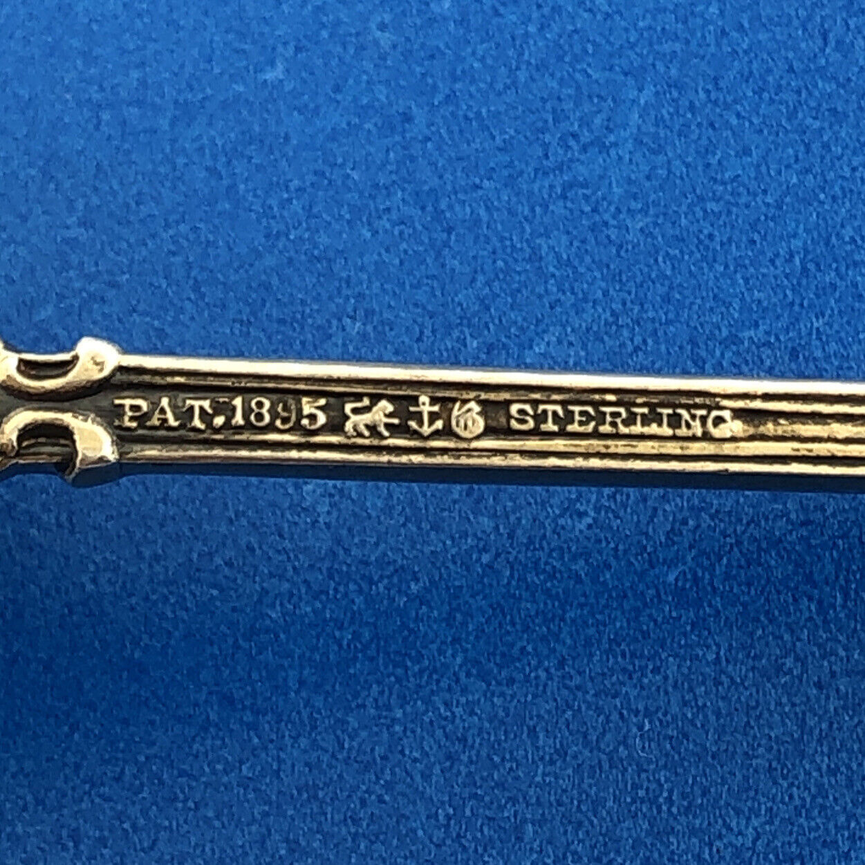 Chantilly Mustard Spoon Gilt Bowl Gorham Sterling