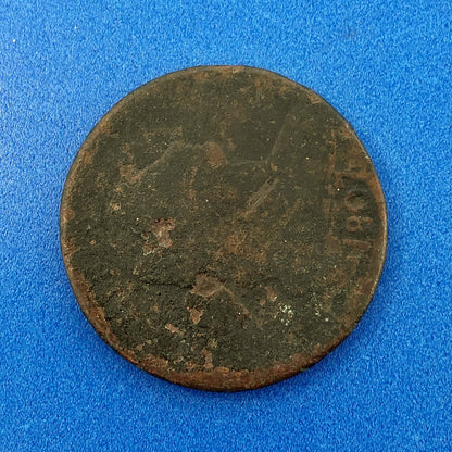 1807 P Draped Bust Copper Large Cent Early US Copper Better Philadelphia Coin