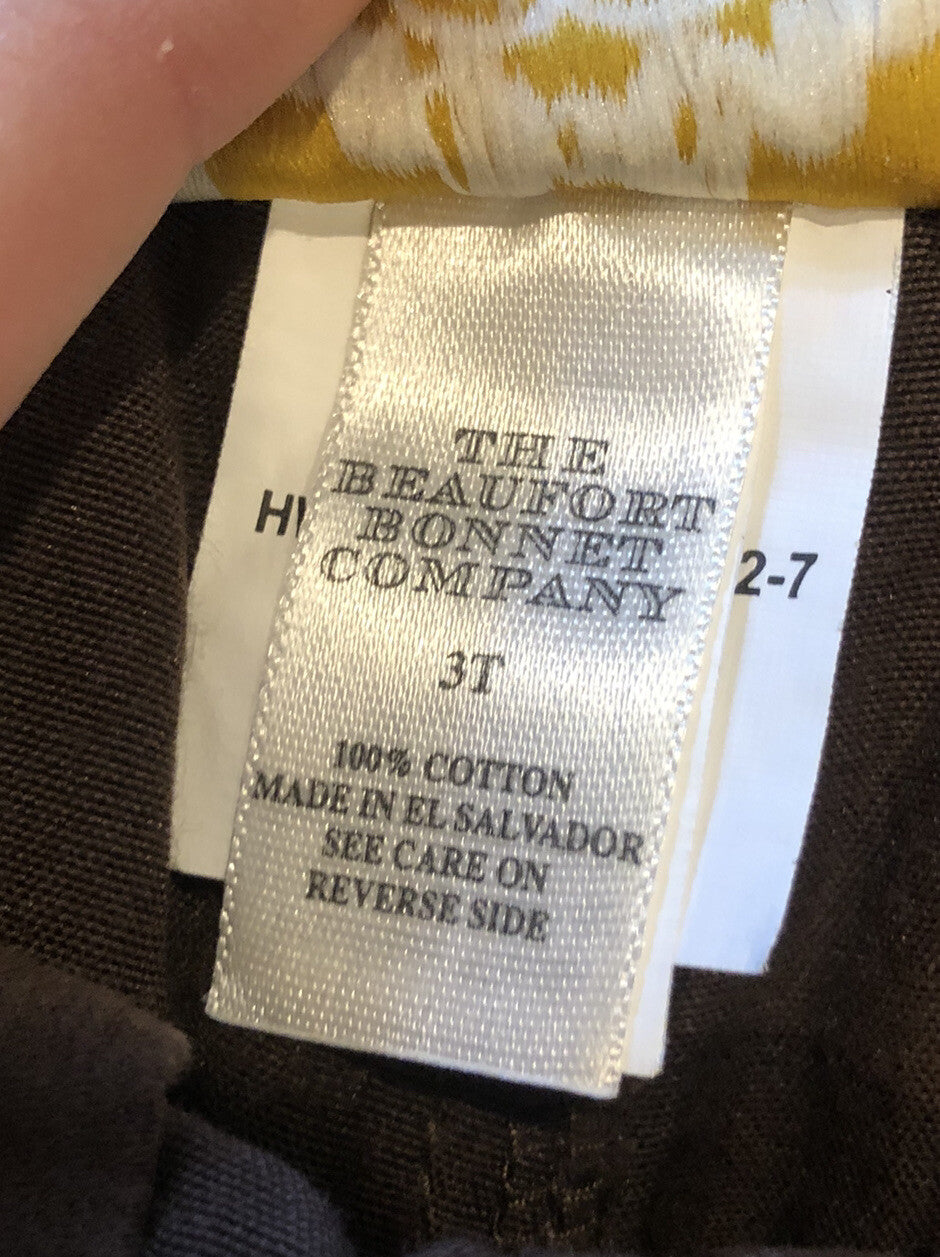 The Beaufort Bonnet Company Cocoa Brown 100% Cotton Corduroy Size 3T Boys Pants