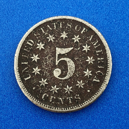 1870 P Shield Nickel Variety 2 Four Coin Mixed Date Better Philadelphia Lot