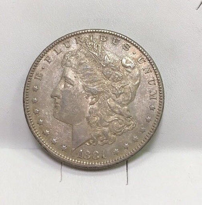 1881 O Silver Morgan Dollar U.S Coinage Key Better Date New Orleans Mint Toned