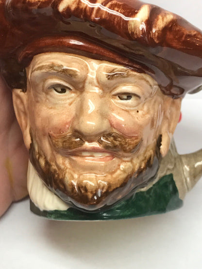 Vintage Royal Doulton Sir Francis Drake Large Character Jug Mug A Mark England