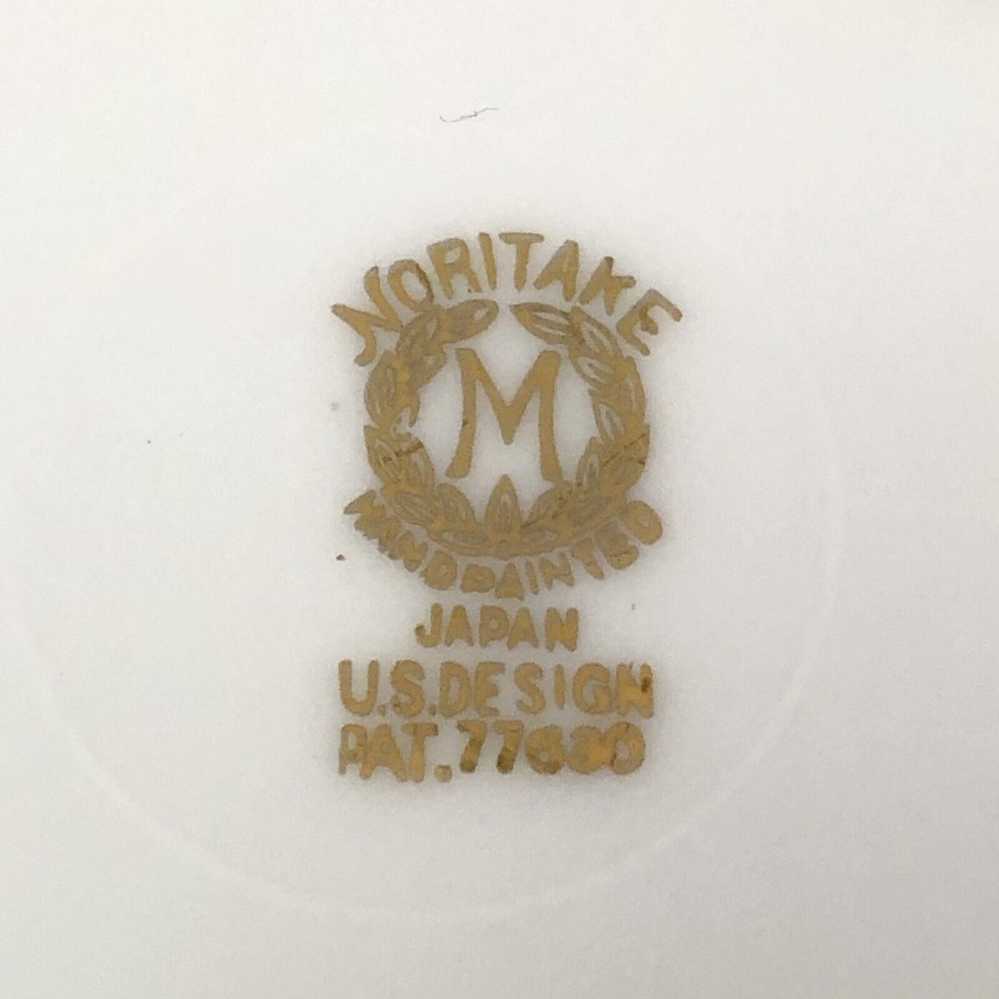 Noritake Porcelain China Pattern 37532/77630 Circa 1921 Gilt Trim Salad Plate