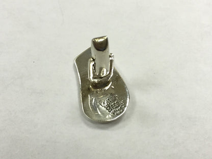 Sterling Silver Mexican Abalone Shell Cuff Links