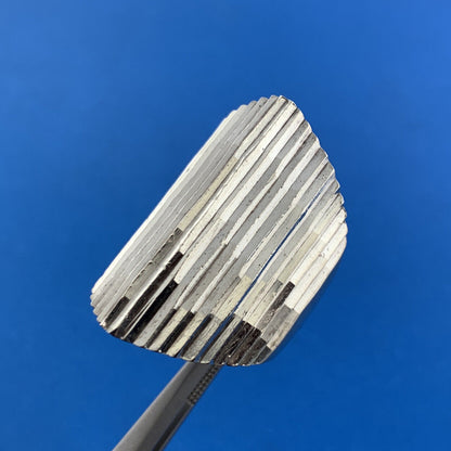 Vintage Taxco 925 Sterling Silver Textured Diamond Cut Statement Finger Ring