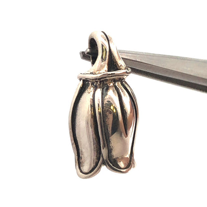 Designer Mignon Faget 925 Sterling Silver Tulip Collection Tulip Flower Pendant