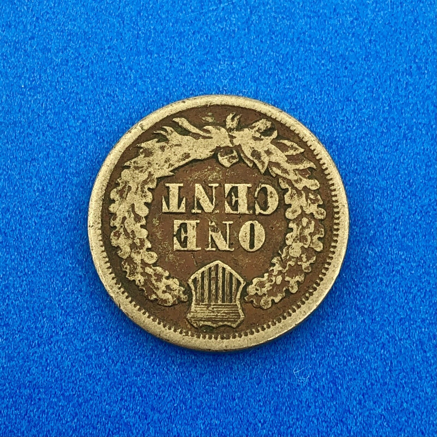 1863 P 1 Cent Indian Head Cent with Shield Better Key Date Copper-Nickel Coin