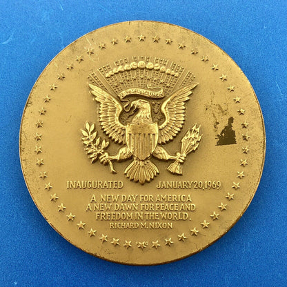1969 United States Mint Richard Nixon Presidential Inauguration Bronze Medal