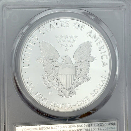 2020 W PROOF 1oz SILVER EAGLE WORLD WAR II V75 PRIVY PCGS PR69 DCAM Premier