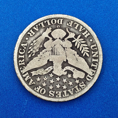 1909 O Silver Barber Half Dollar Better Key Date New Orleans Coin Rare Scarce