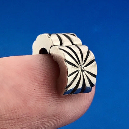 Authentic PANDORA 790210 Sterling Silver 925 Sunburst Retired Clip Charm