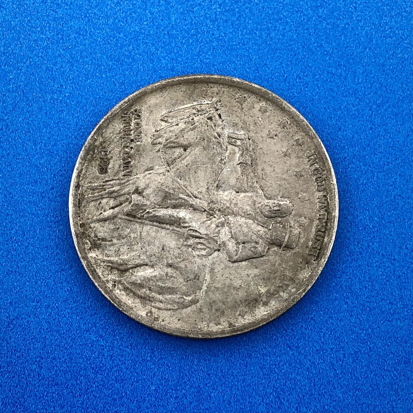 1925 P Stone Mountain Commemorative .900 Silver Half Dollar AU Rare Coin
