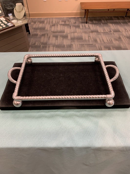 Aluminum High Polished Ribbed Handled Casserole Trivet Stand