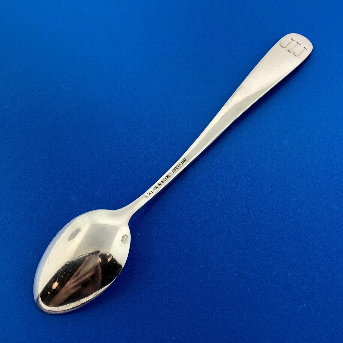Kirk Stieff & Son Antique 1924 Sterling Silver 925 Repousse 5 5/8" Baby Spoon