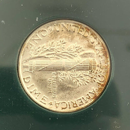 1944 P United States 90% Silver Mercury Dime Date Scarce Philadelphia Coin BU