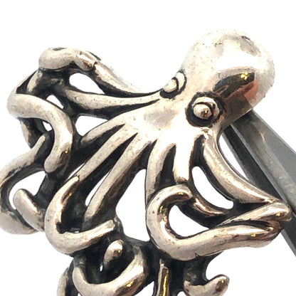 Designer Kabana 925 Sterling Silver Octopus Ocean Beach Sea Life Animal Pendant