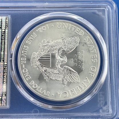 2017 $1 American Silver Eagle 1 oz 999 Fine Silver PCGS MS70 First Strike Coin