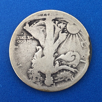 1917 S Obverse Silver Walking Liberty Half Dollar 50c Better Key San Fran Coin