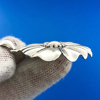 Designer ATI Stunning Sterling Silver 925 Floral Petal Flower Dangle Pendant