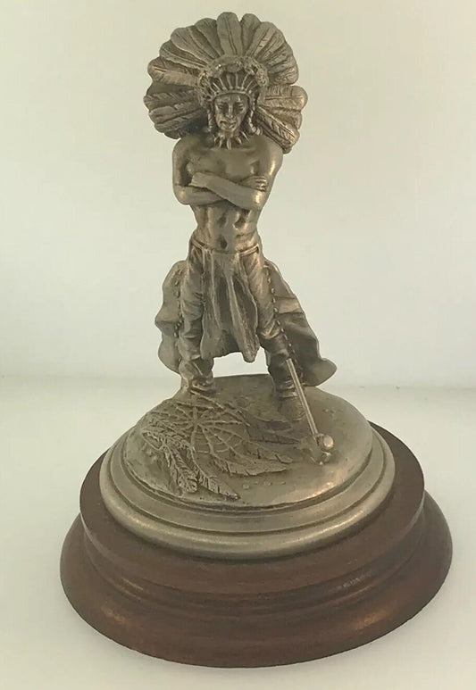1981 Chilmark Fine Pewter Sioux War Chief LE # 1964/2500 Signed Don Polland