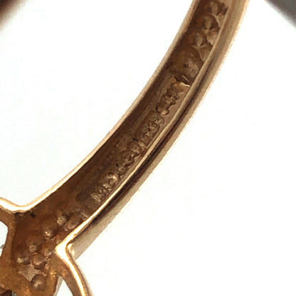 Stunning 14k Yellow Gold Citrine Diamond Halo Ring