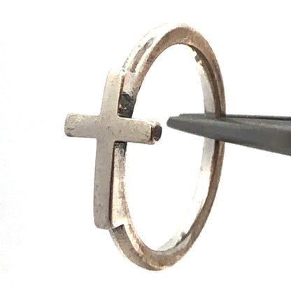 Designer James Avery 925 Sterling Silver Horizon Cross Ring