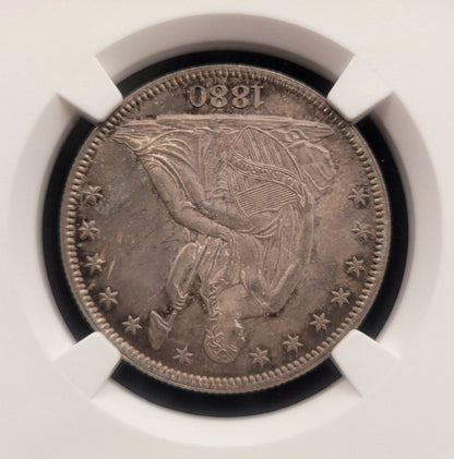 1880 50c Philadelphia NGC MS63 .900 Silver American Seated Liberty Half Dollar
