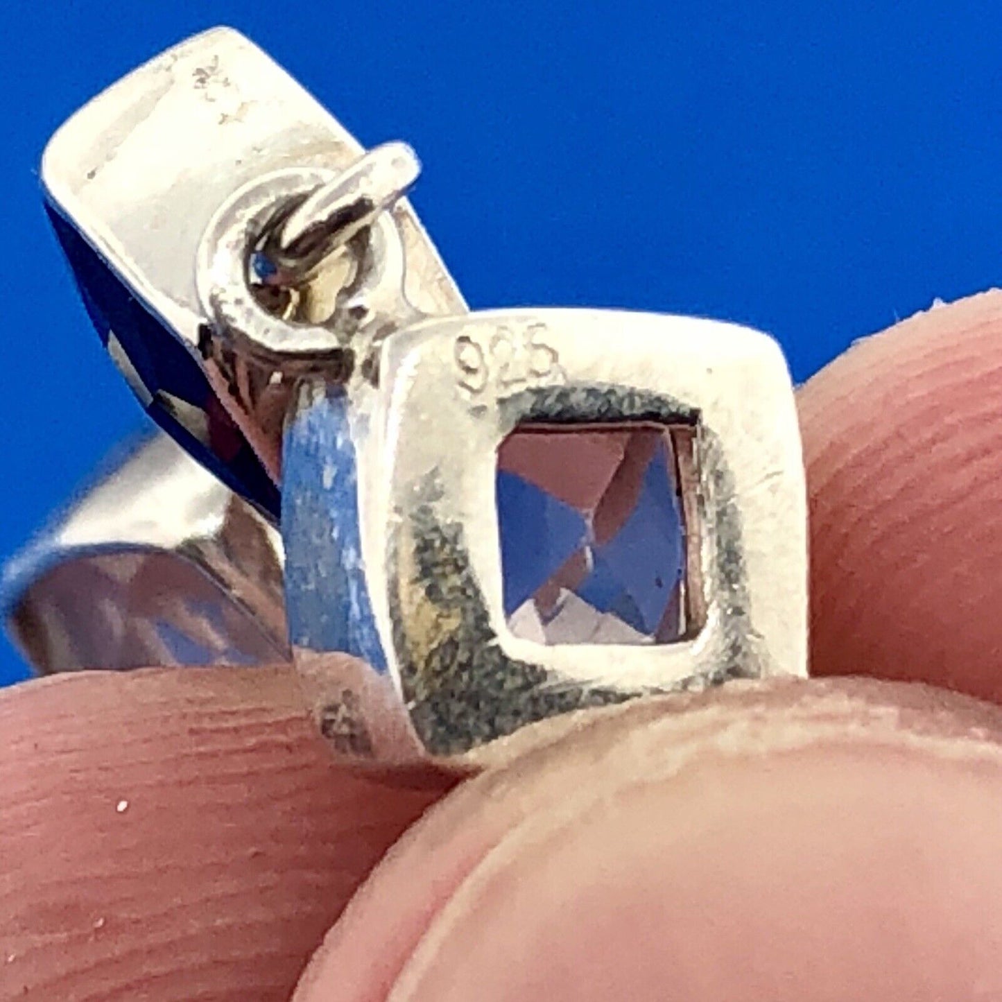 Sterling Silver 925 Garnet Rose Quartz January Drop Dangle Statement Earrings