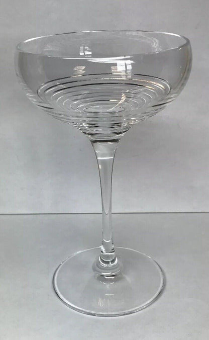 Vintage Waterford Tall Sherbet Champagne Pedestal Glass Elegant Bar Stemware