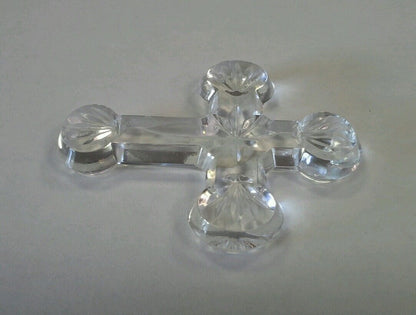 Waterford Crystal Cross Ornament Comes with Pouch