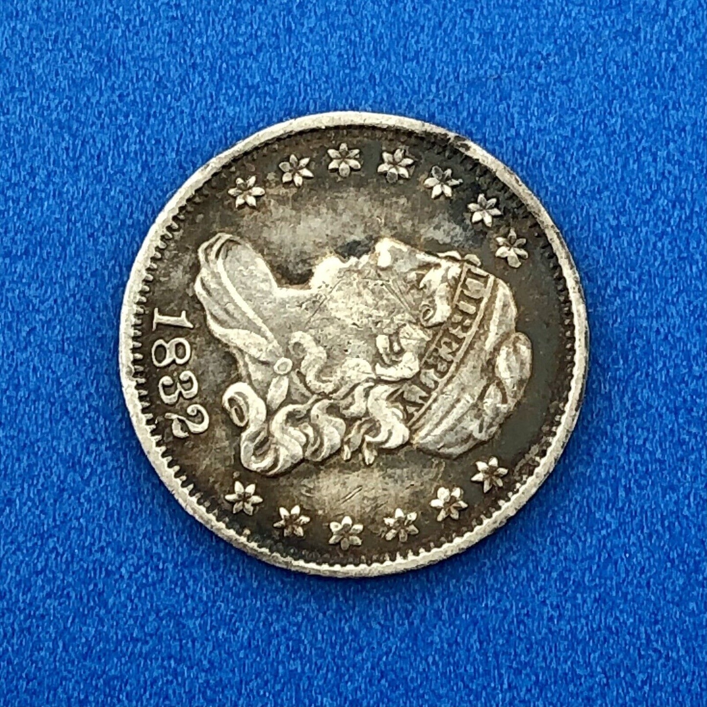 1832 P Capped Bust Silver Half Dime $.05 Early Rare Scarce Philadelphia Coin