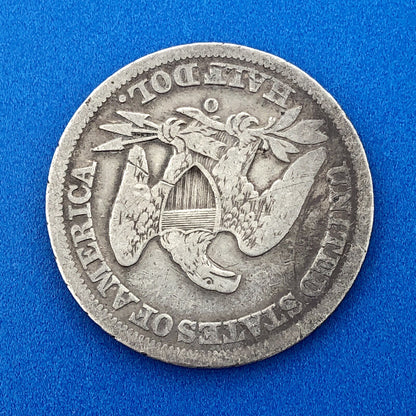 1858 O Seated Silver Half Dollar Better Key New Orleans Southern Mint Coin