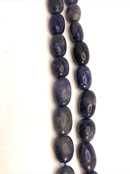 Vintage Lapis Lazuli Vision Truth Awareness Worry Beaded Necklace