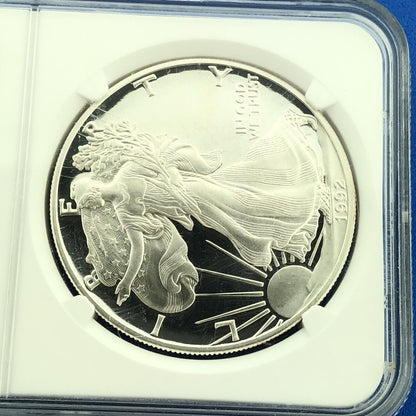 1992 S Proof American Silver Eagle 1 Oz 999 Fine Silver NGC PF69 Ultra Cameo