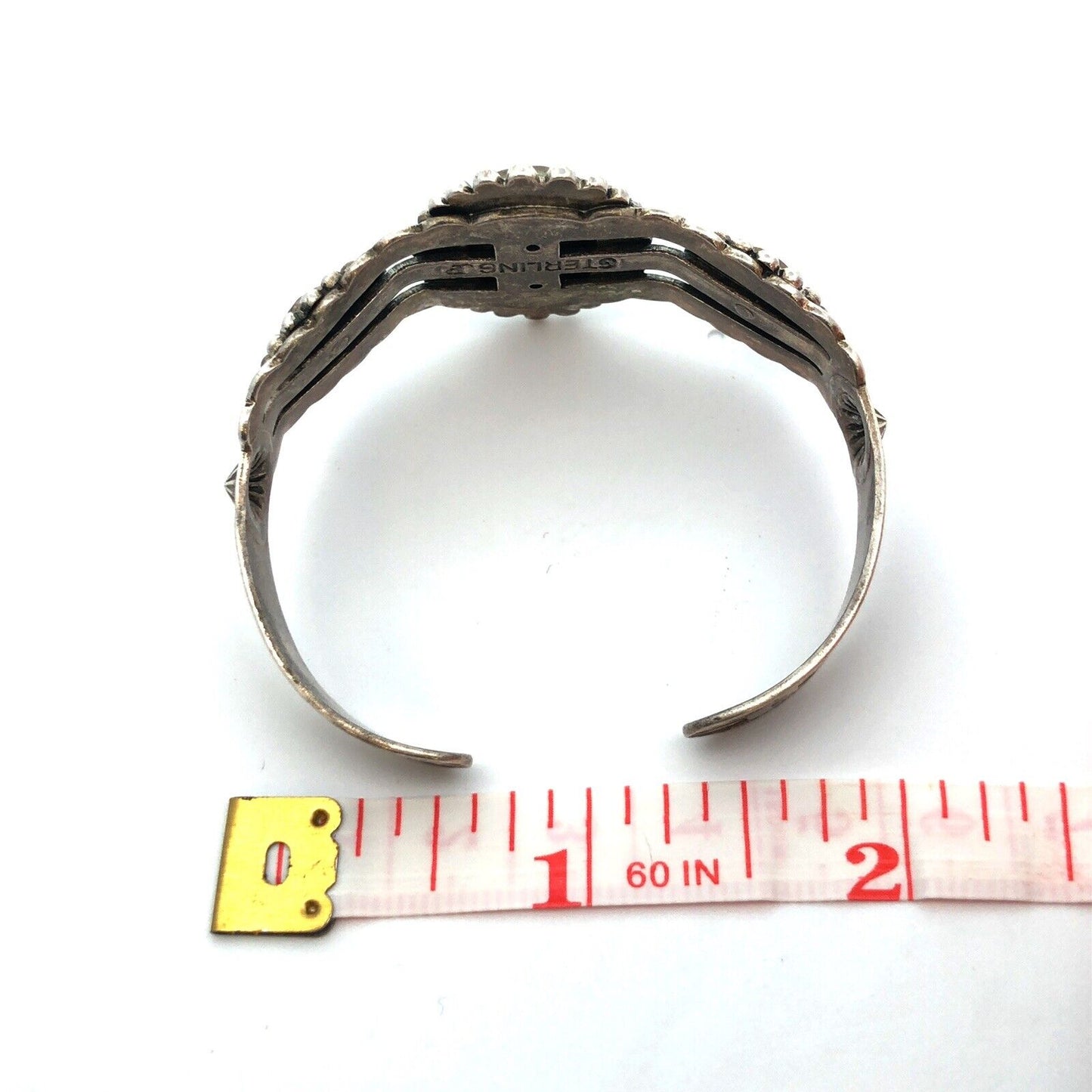 Native American Pacific Jewelry Co. 925 Silver Turquoise Child's Cuff Bracelet