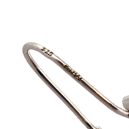 Designer 925 Sterling Silver Round Polished Drop Hoop Hook Earrings