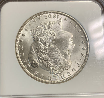 1902 O Morgan Silver Dollar New Orleans NGC MS63