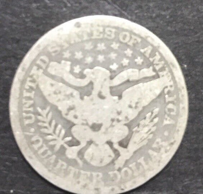 1892 P Silver Barber Quarter Better Key Date Philadelphia Coin Rare Scarce