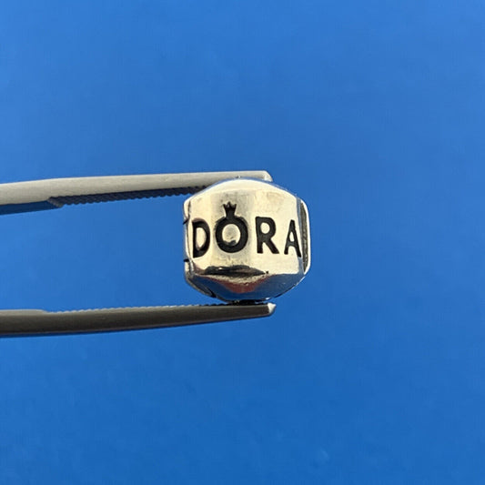 Authentic PANDORA 925 Sterling Silver Signature Bracelet Clasp Charm