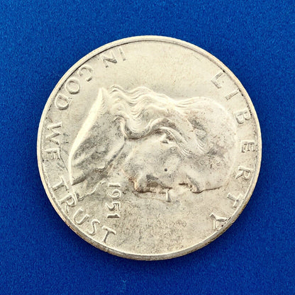 1951 S Franklin Silver Half Dollar Better Key Date Rare San Francisco Mint Coin